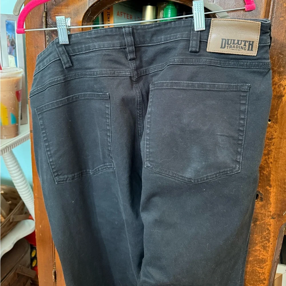 Men's DuLuth Fire Flex black jeans 38x34 - Picture 5 of 6